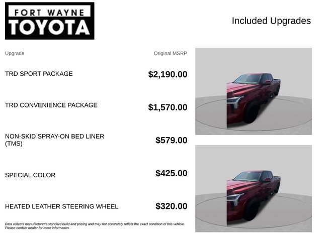 Used 2022 Toyota Tundra SR5 w/ TRD Sport Package AWD/4WD image 4