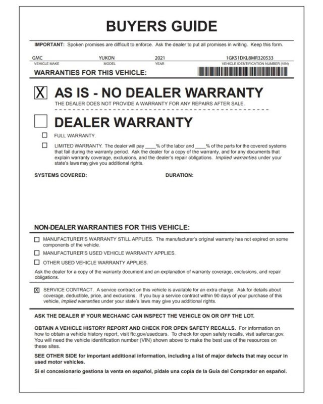 Used 2021 GMC Yukon Denali w/ Denali Premium Package image 31