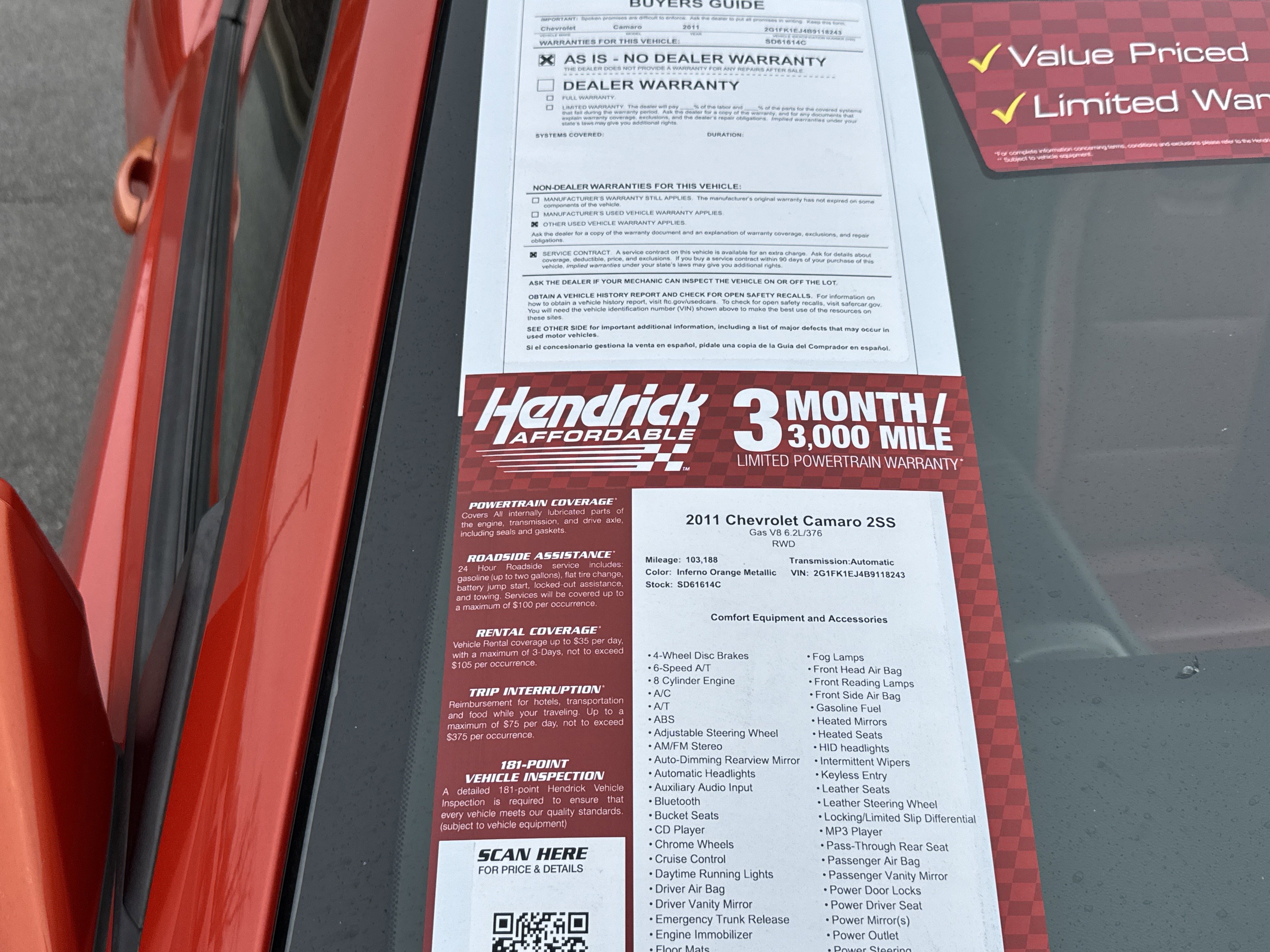 Used 2011 Chevrolet Camaro SS w/ RS Package image 31