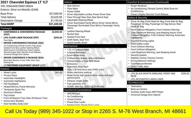 Used 2021 Chevrolet Equinox LT FWD image 2