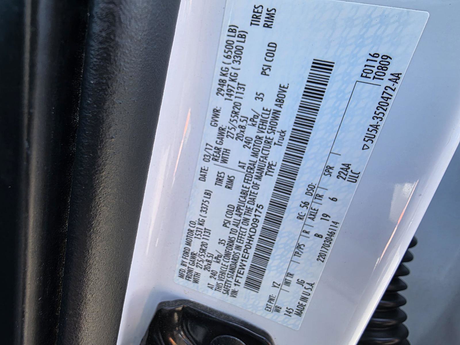 Used 2017 Ford F150 XL w/ Equipment Group 101A Mid AWD/4WD image 22