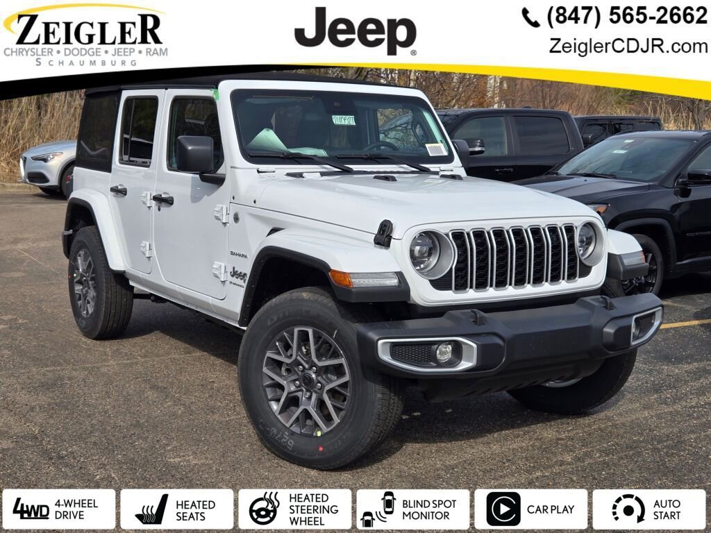 Used 2024 Jeep Wrangler Sahara w/ Safety Group image 1