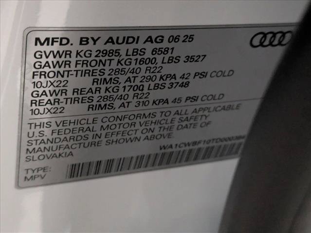 New 2026 Audi SQ8 Prestige AWD/4WD image 19