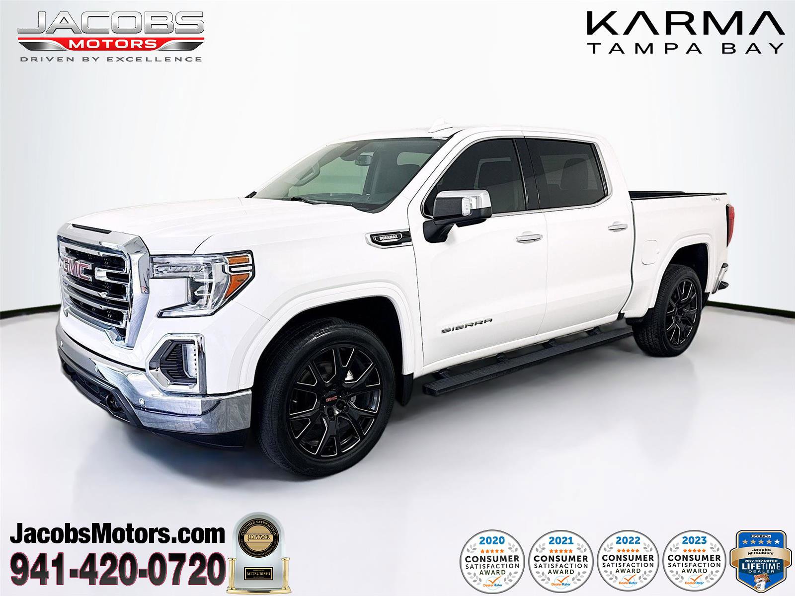 Used 2020 GMC Sierra 1500 SLT w/ Driver Alert Package II AWD/4WD image 1