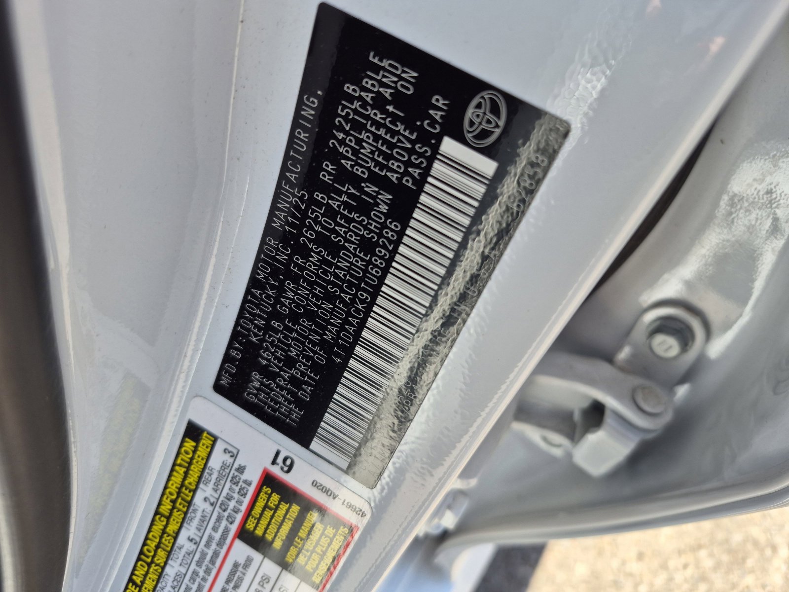 Certified 2026 Toyota Camry LE FWD image 25