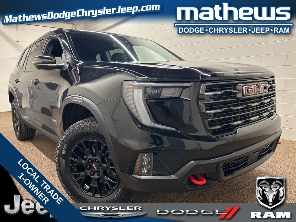 Used 2024 GMC Acadia AT4 w/ Luxury Package image 1