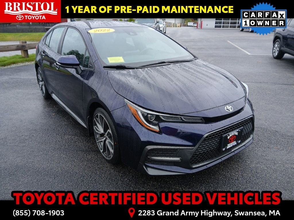 Certified 2022 Toyota Corolla SE