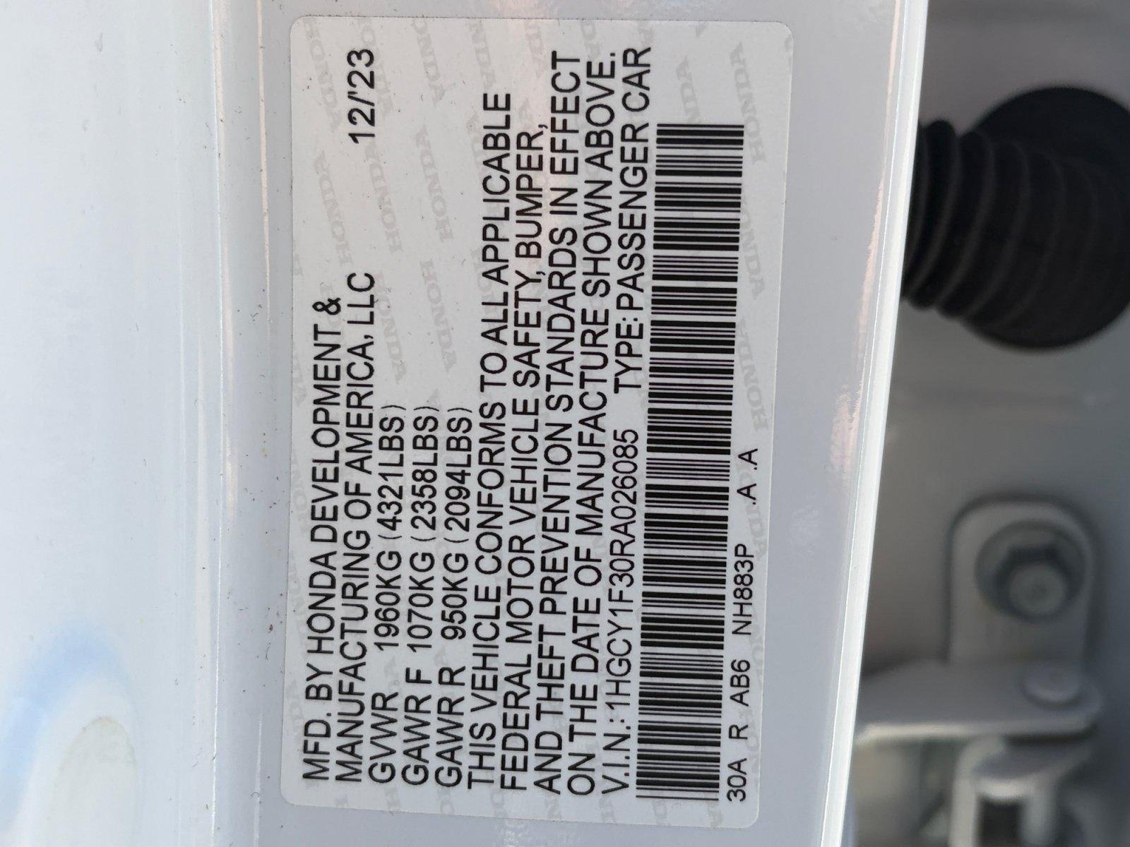 Used 2024 Honda Accord EX image 36