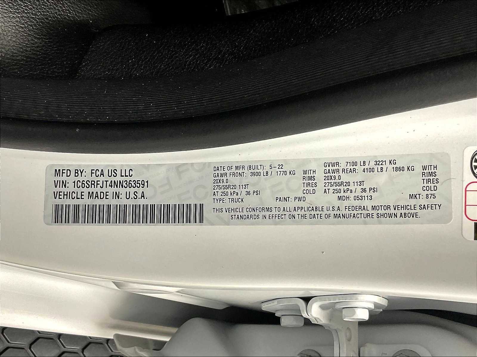 Used 2022 RAM 1500 Laramie w/ Trailer Tow Group image 34