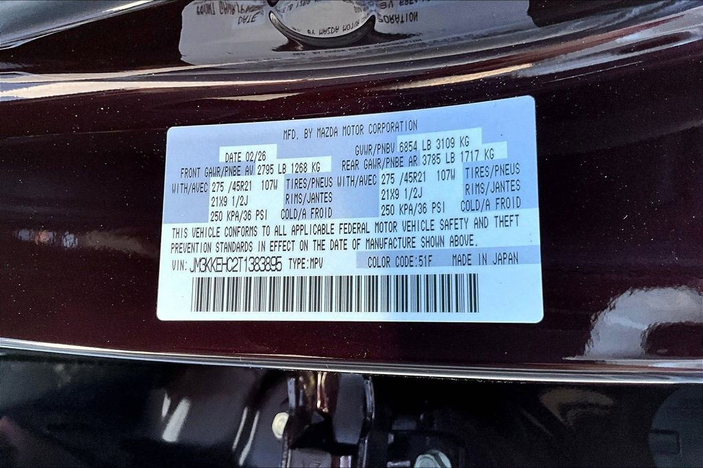 New 2026 MAZDA CX-90 3.3 Turbo S w/ Premium Plus image 24