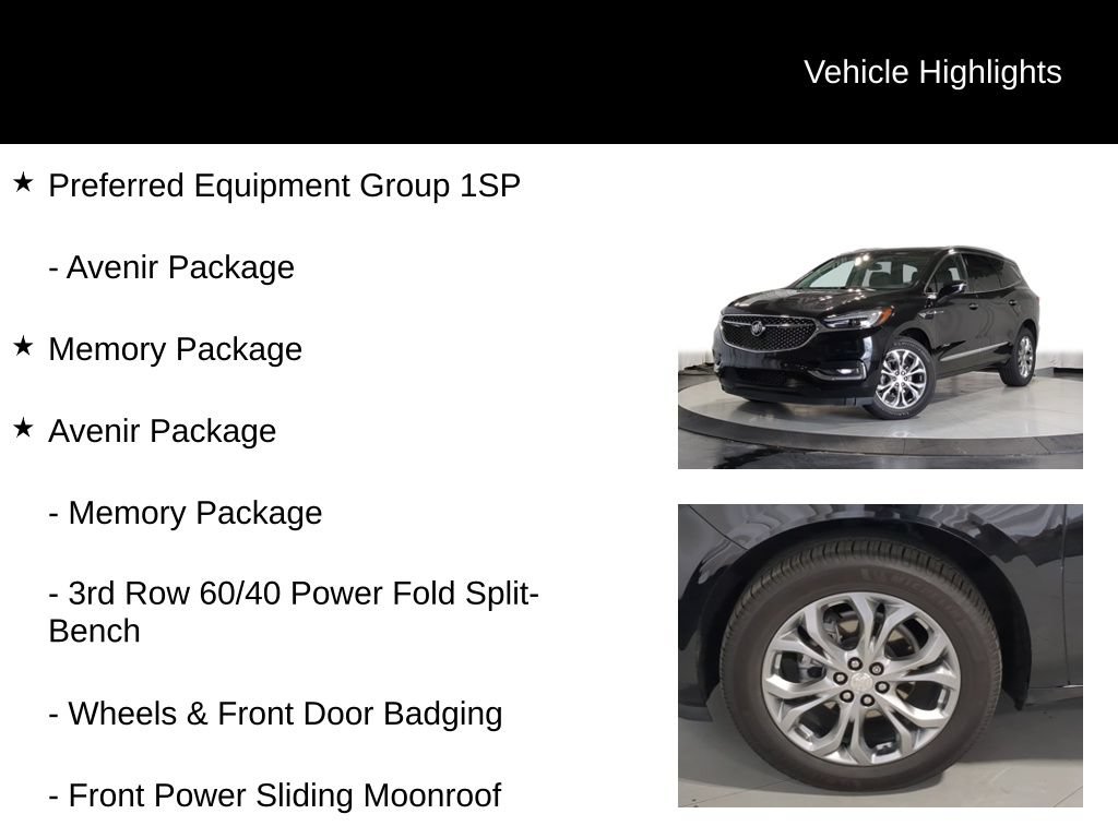 Used 2021 Buick Enclave Avenir w/ Avenir Technology Package AWD/4WD image 7
