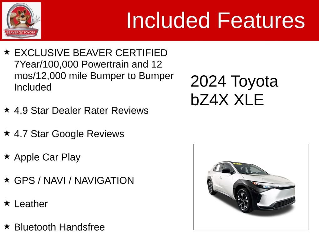 Used 2024 Toyota bZ4X XLE image 4