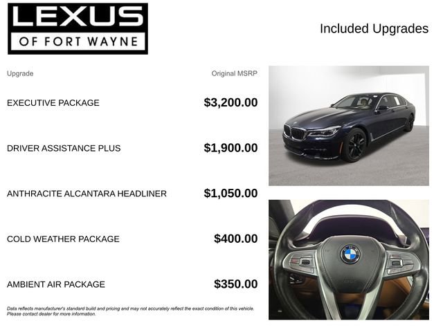 Used 2017 BMW 750i xDrive AWD/4WD image 4