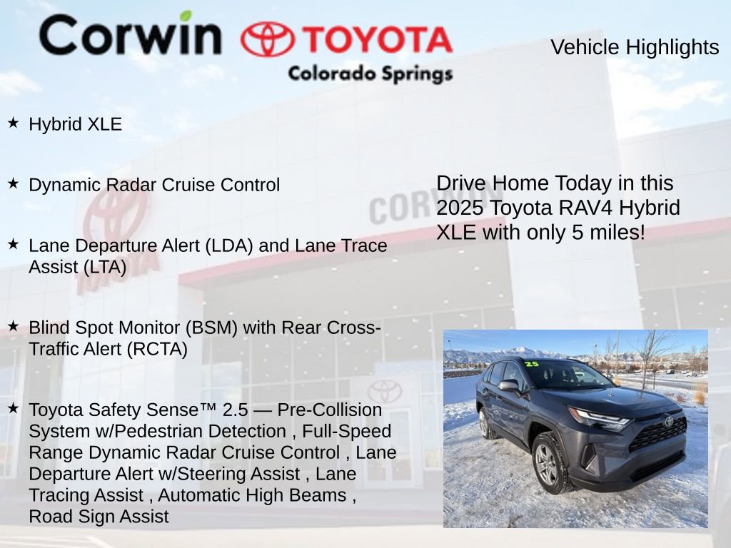 Used 2025 Toyota RAV4 XLE image 7