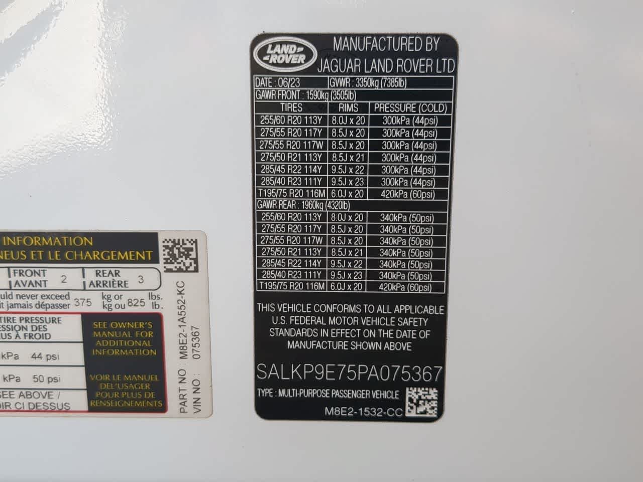Certified 2023 Land Rover Range Rover SE AWD/4WD image 38