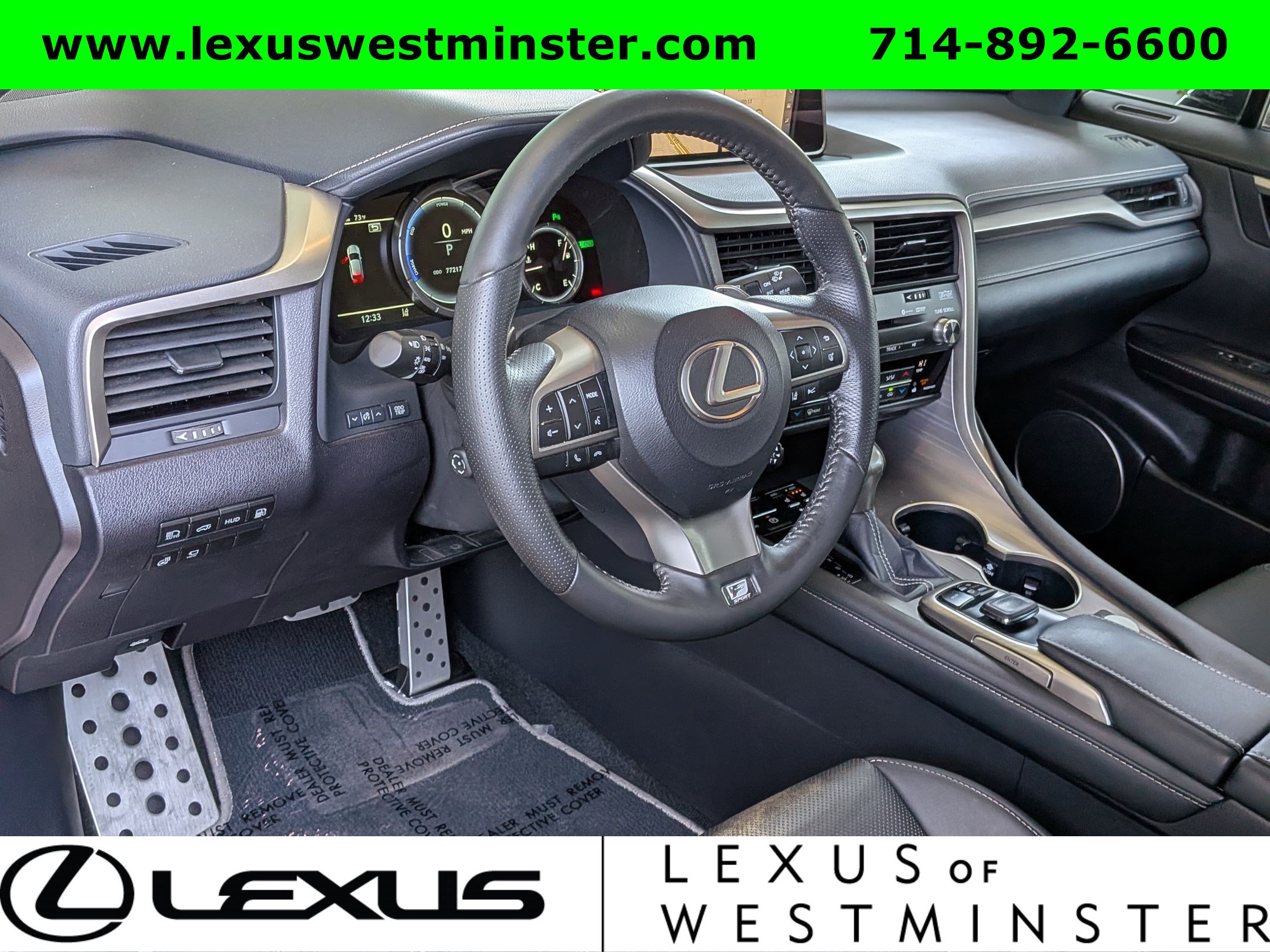 Used 2017 Lexus RX 450h F Sport w/ Accessory Package AWD/4WD image 14
