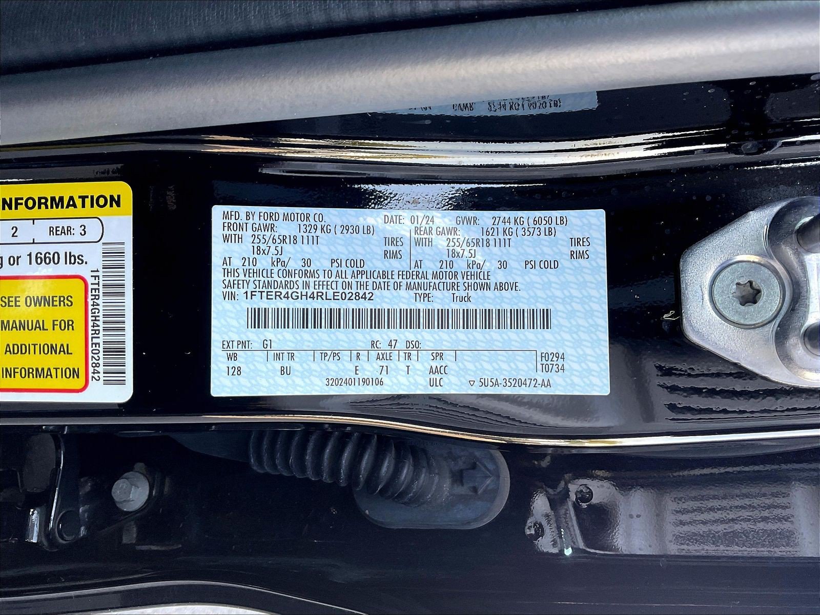 Used 2024 Ford Ranger XLT w/ Equipment Group 301A High RWD image 19