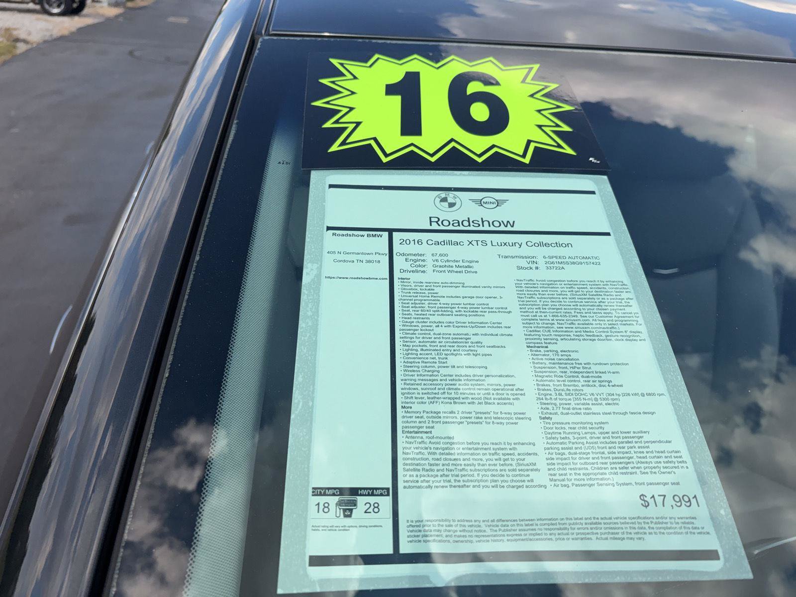 Used 2016 Cadillac XTS Luxury FWD image 20