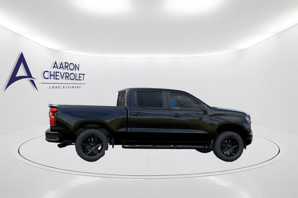 New 2026 Chevrolet Silverado 1500 Custom w/ Turbomax Blackout Package RWD image 5