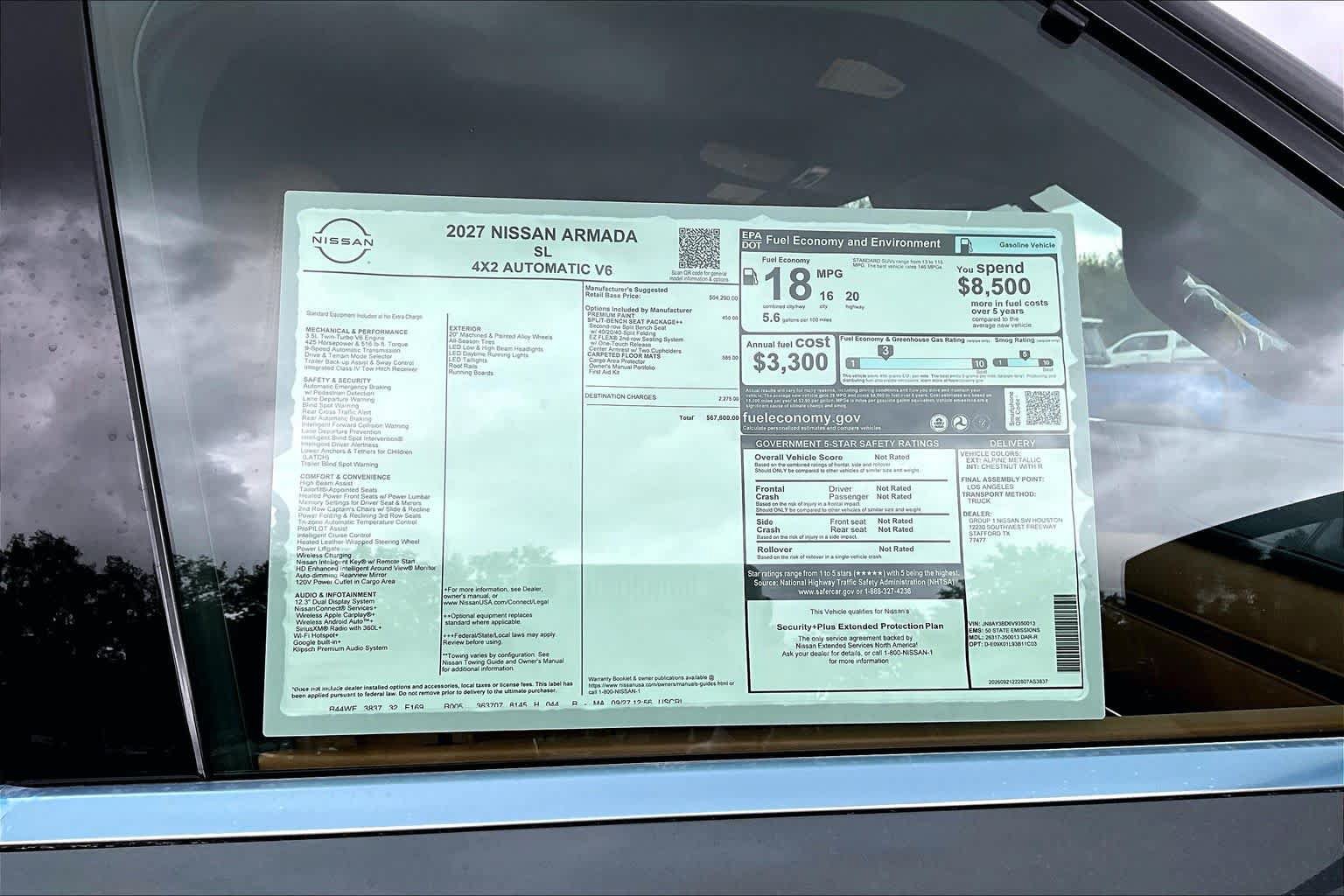 New 2027 Nissan Armada SL RWD image 21