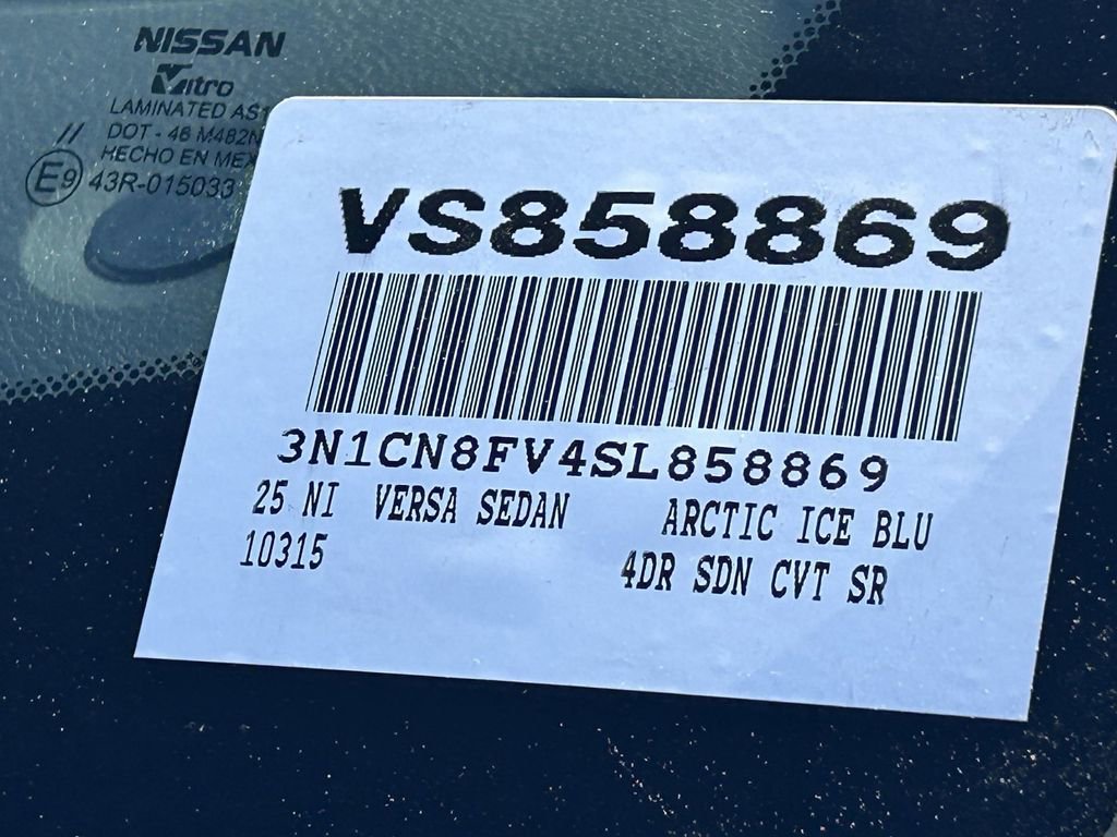 New 2025 Nissan Versa SR w/ Trunk Package image 21