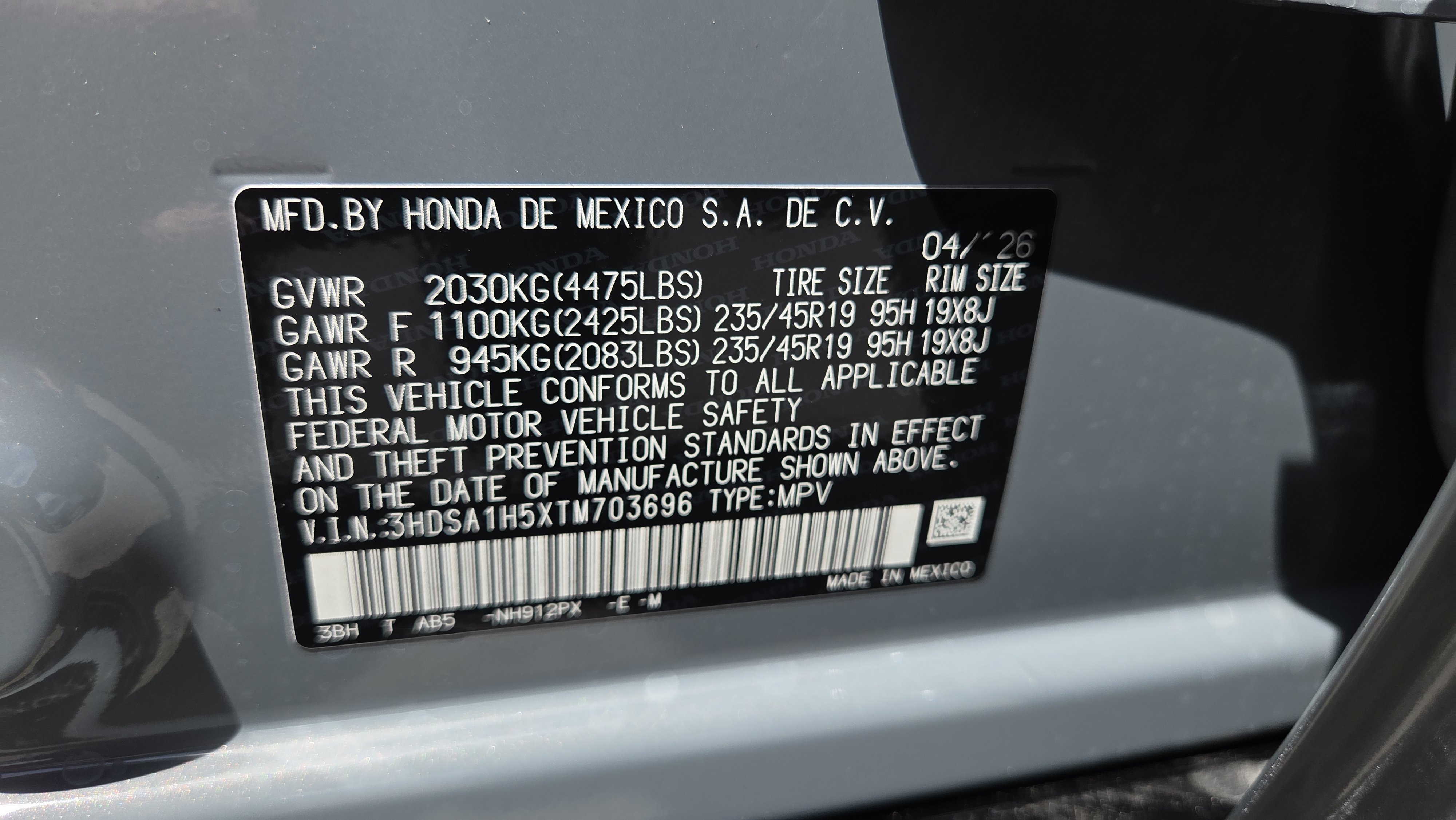 Certified 2026 Acura ADX A-Spec FWD image 21