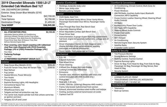 Certified 2019 Chevrolet Silverado 1500 LT w/ All Star Edition image 32