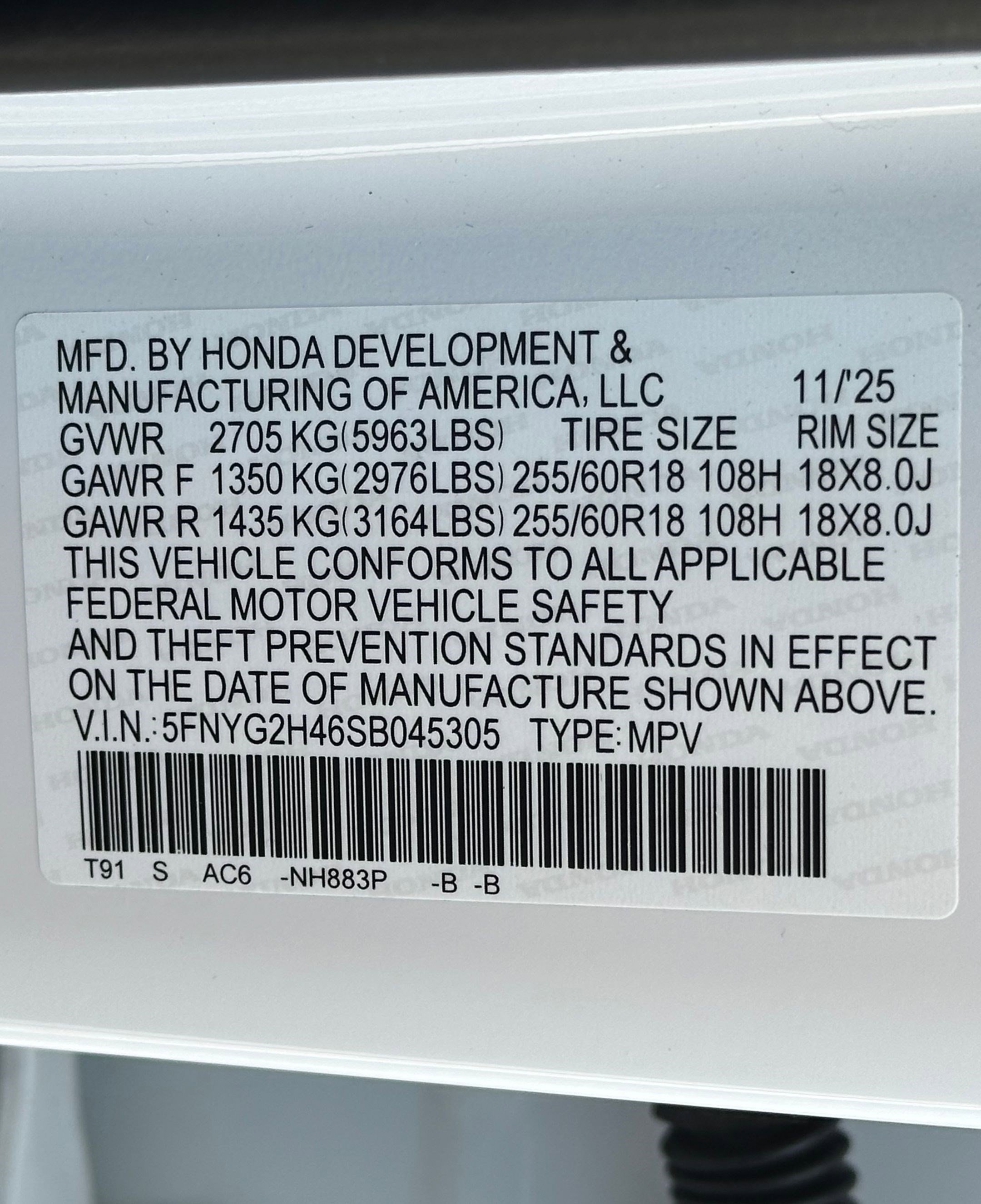 New 2025 Honda Pilot EX-L image 20