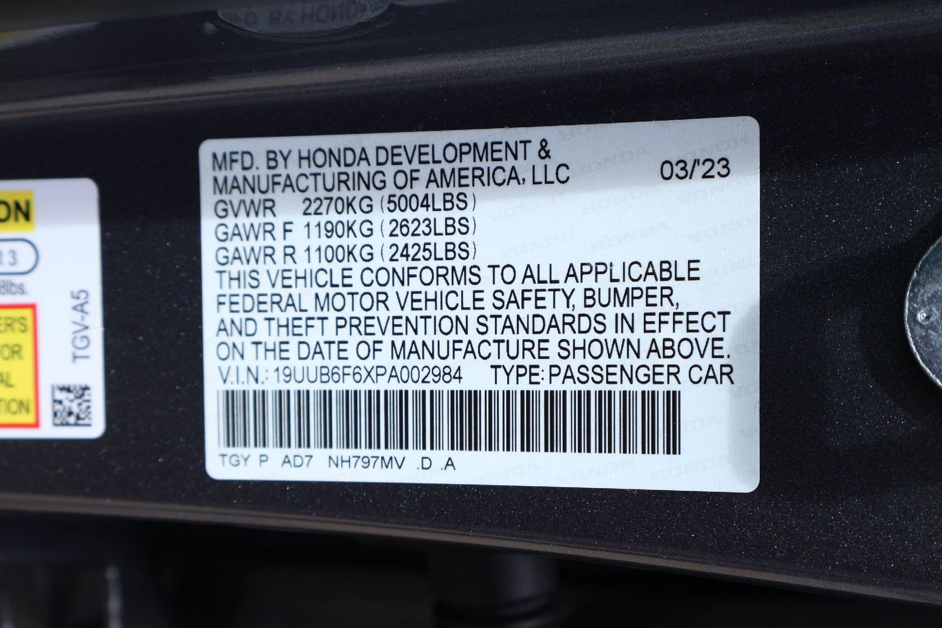 Certified 2023 Acura TLX SH-AWD w/ Advance Package image 21