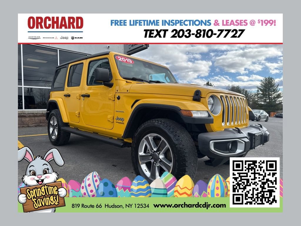 Used 2019 Jeep Wrangler Unlimited Sahara w/ Dual Top Group AWD/4WD image 1