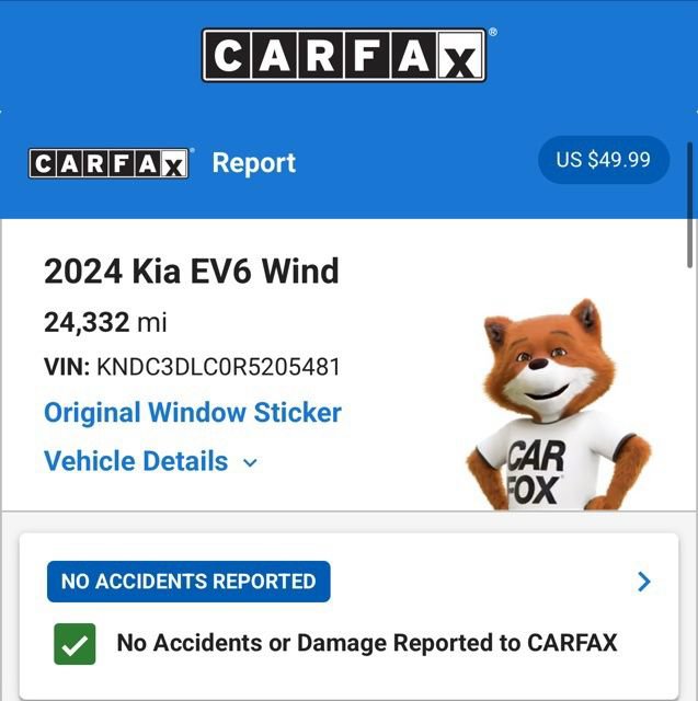 Used 2024 Kia EV6 Wind w/ Wind Technology Package AWD/4WD image 6