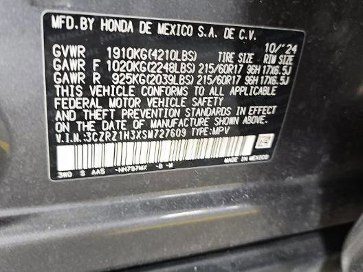 Certified 2025 Honda HR-V LX image 21