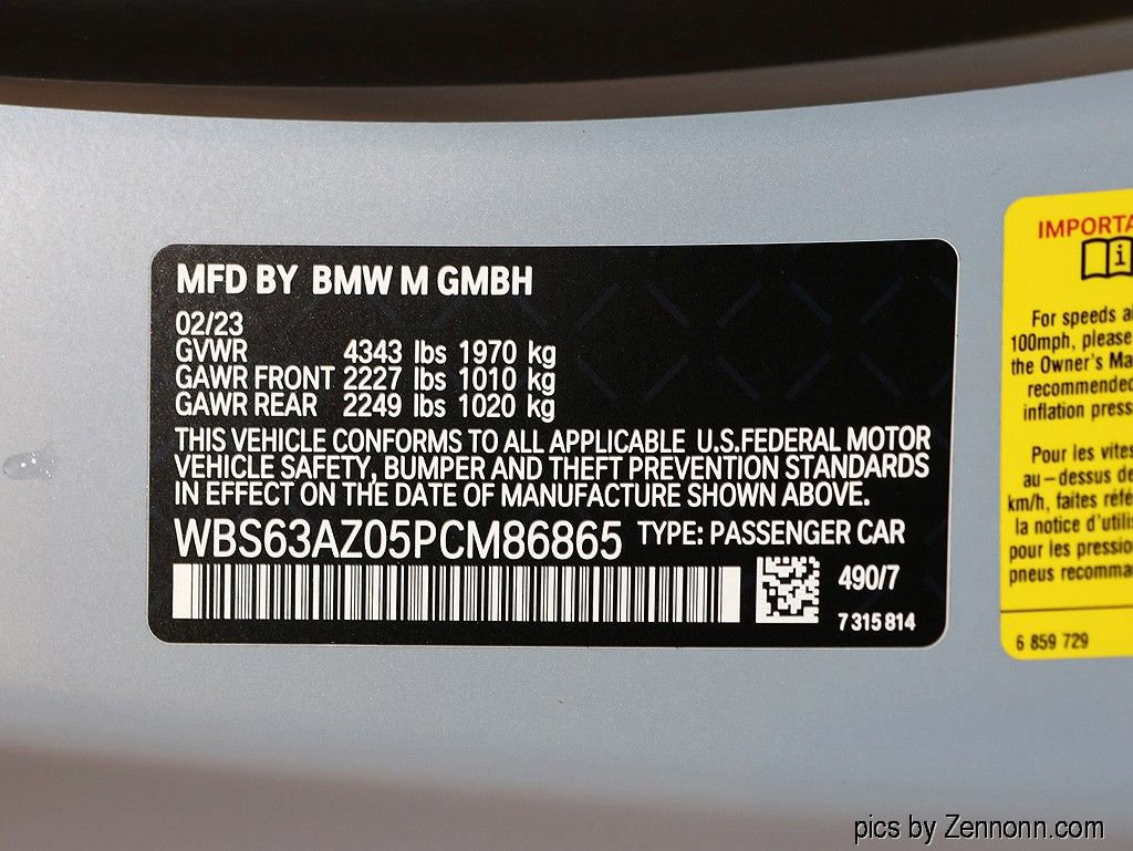 Used 2023 BMW M4 CSL image 74