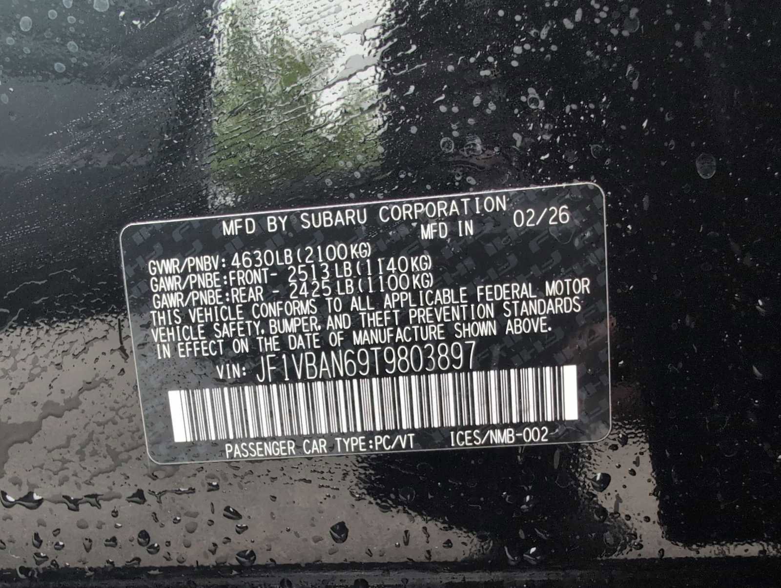 New 2026 Subaru WRX Limited AWD/4WD image 33