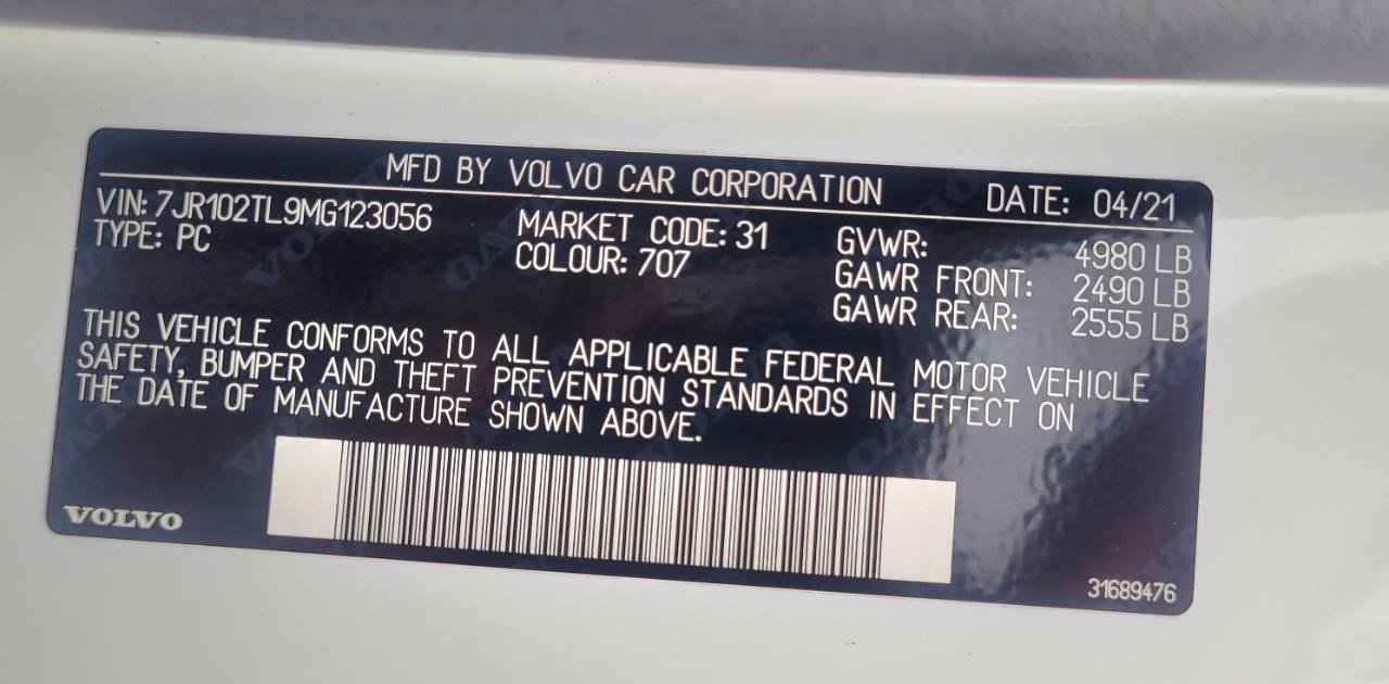 Used 2021 Volvo S60 T5 Inscription AWD/4WD image 40