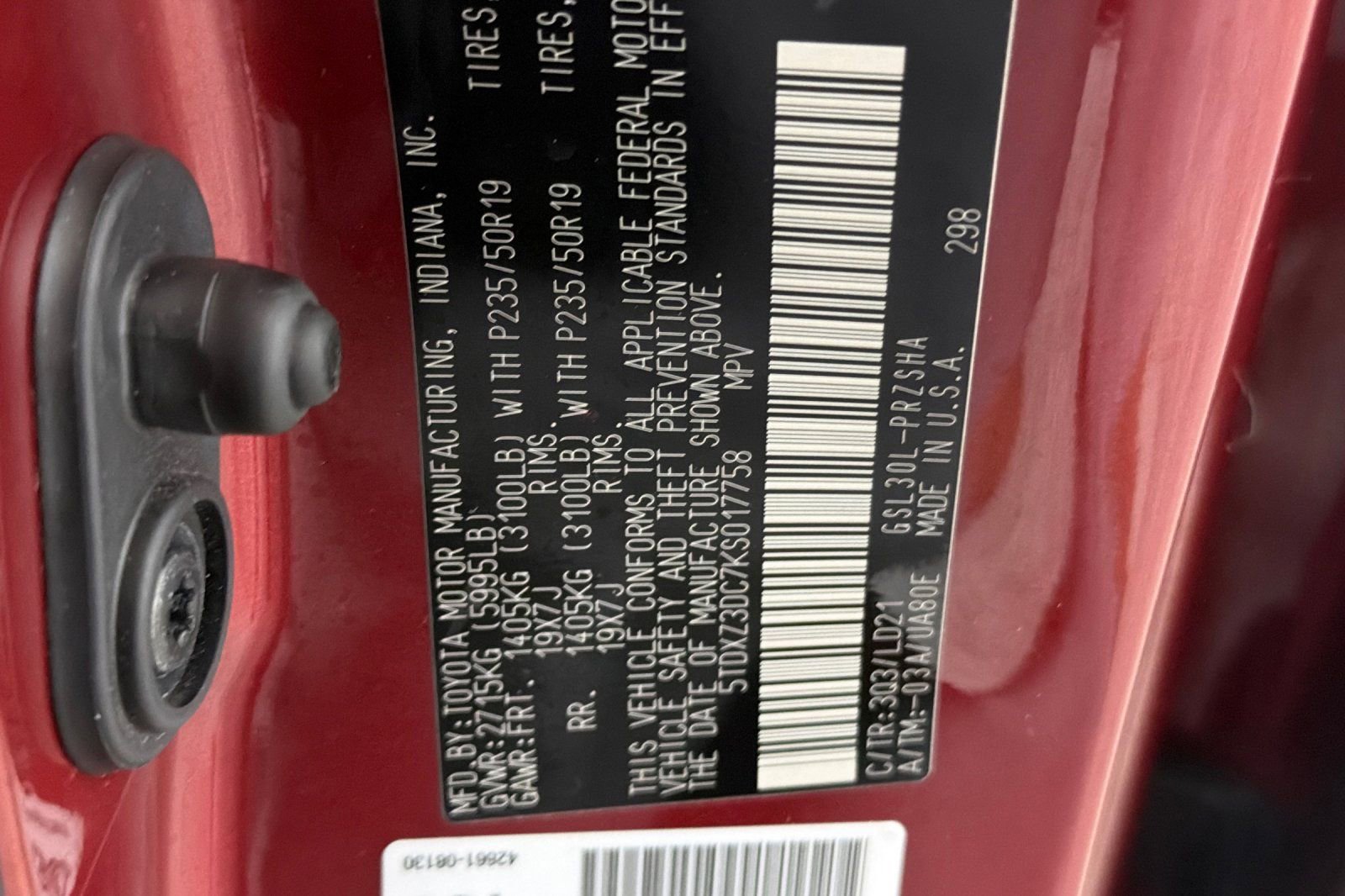 Used 2019 Toyota Sienna SE w/ SE Preferred Package FWD image 30