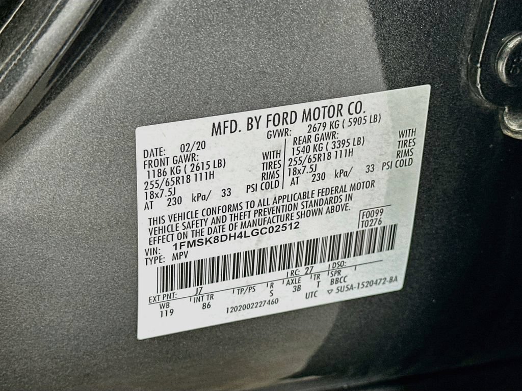 Used 2020 Ford Explorer XLT AWD/4WD image 35
