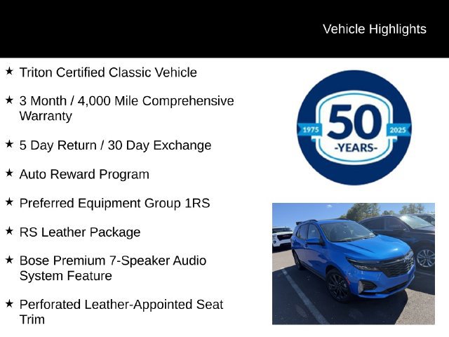 Used 2024 Chevrolet Equinox RS w/ RS Leather Package AWD/4WD image 6