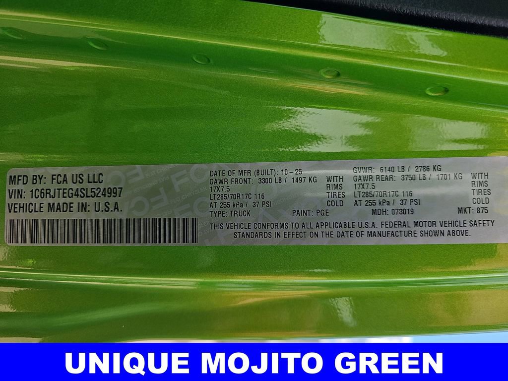 New 2025 Jeep Gladiator Mojave w/ Convenience Group image 41