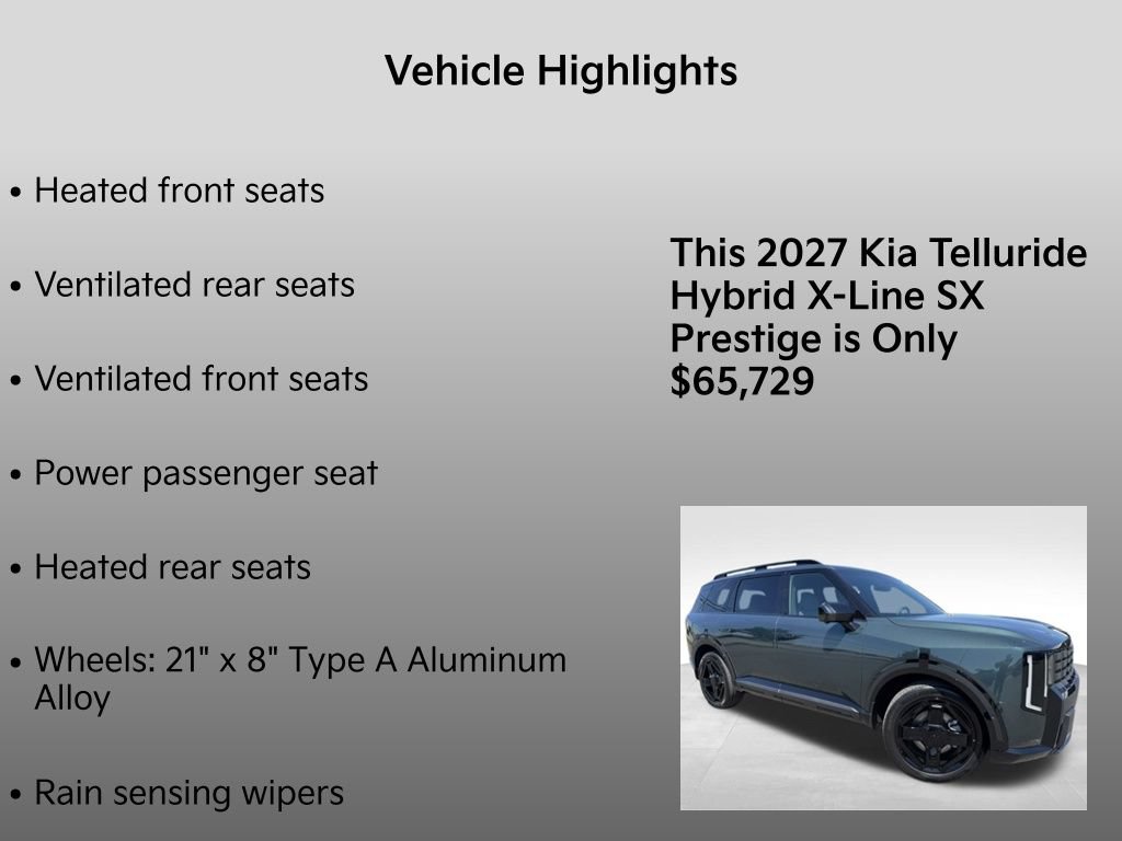 New 2027 Kia Telluride X-Line SX Prestige AWD/4WD image 36