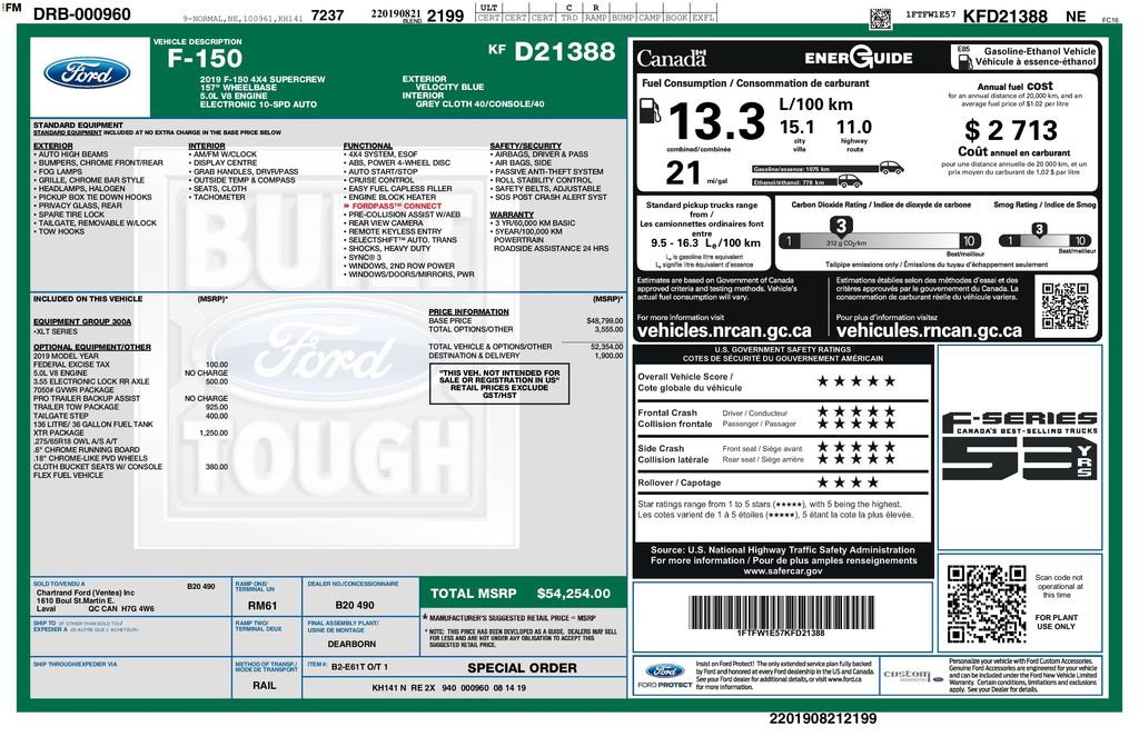 Used 2019 Ford F150 XLT w/ XTR Package image 3