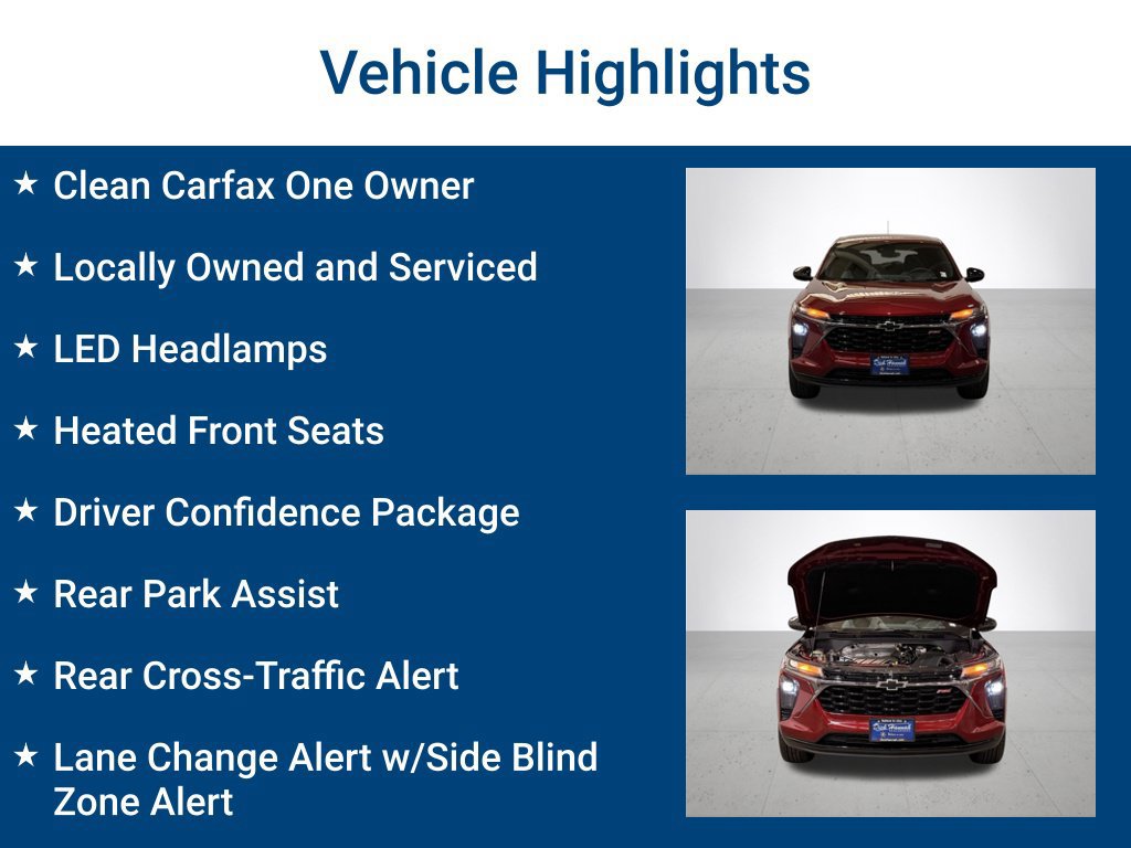 Certified 2024 Chevrolet Trax RS w/ Driver Confidence Package FWD image 3