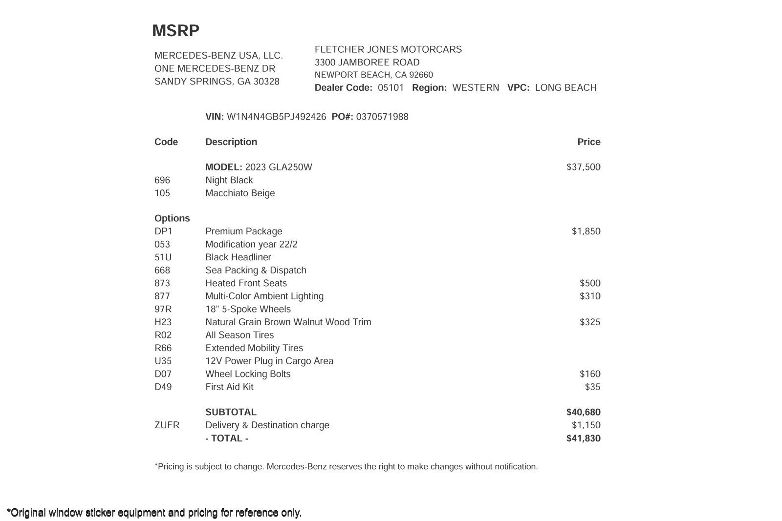 Used 2023 Mercedes-Benz GLA 250 image 2