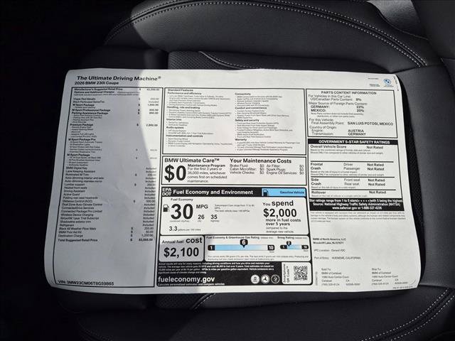 New 2026 BMW 230i Coupe w/ Premium Package RWD image 17