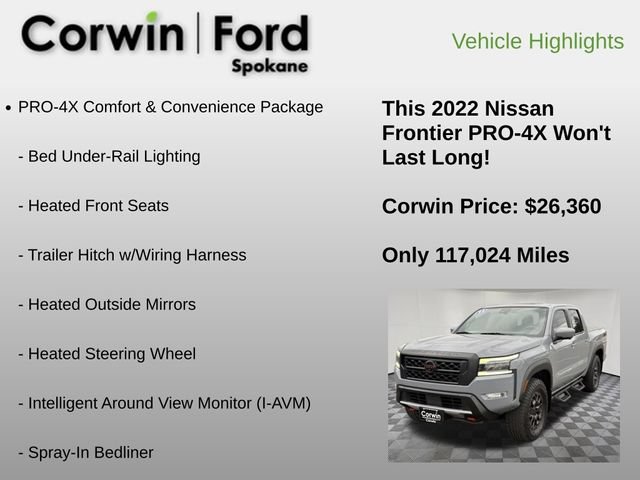 Used 2022 Nissan Frontier PRO-4X w/ Pro-4X Premium Package AWD/4WD image 6