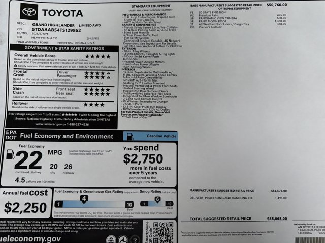 New 2026 Toyota Grand Highlander Limited image 26
