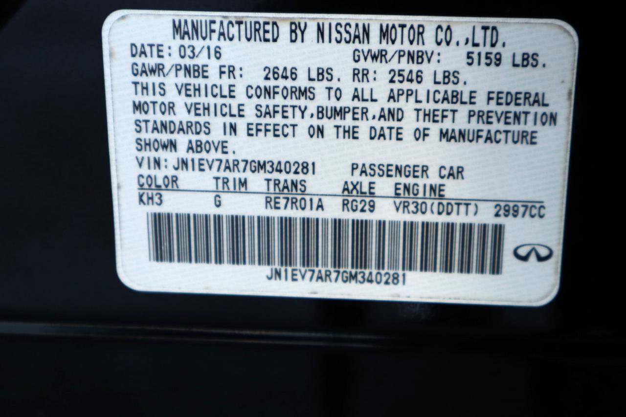 Used 2016 INFINITI Q50 3.0t Premium w/ Driver Assistance Package image 46