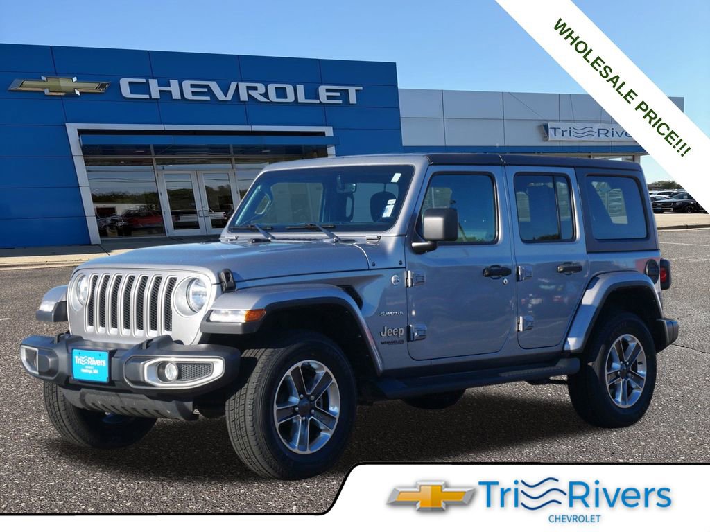 Used 2021 Jeep Wrangler Unlimited Sahara w/ Uconnect 4C Nav & Sound Group