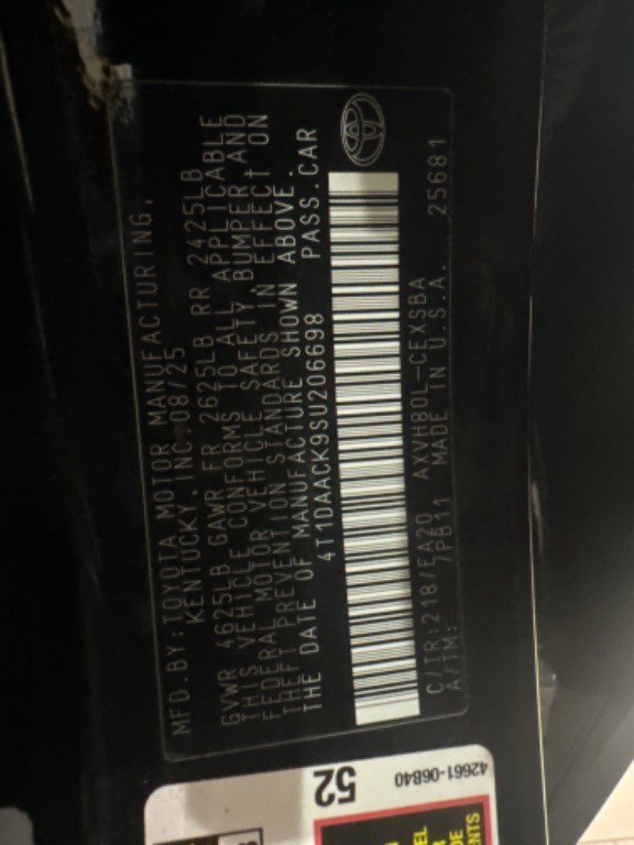 Used 2025 Toyota Camry SE FWD image 40
