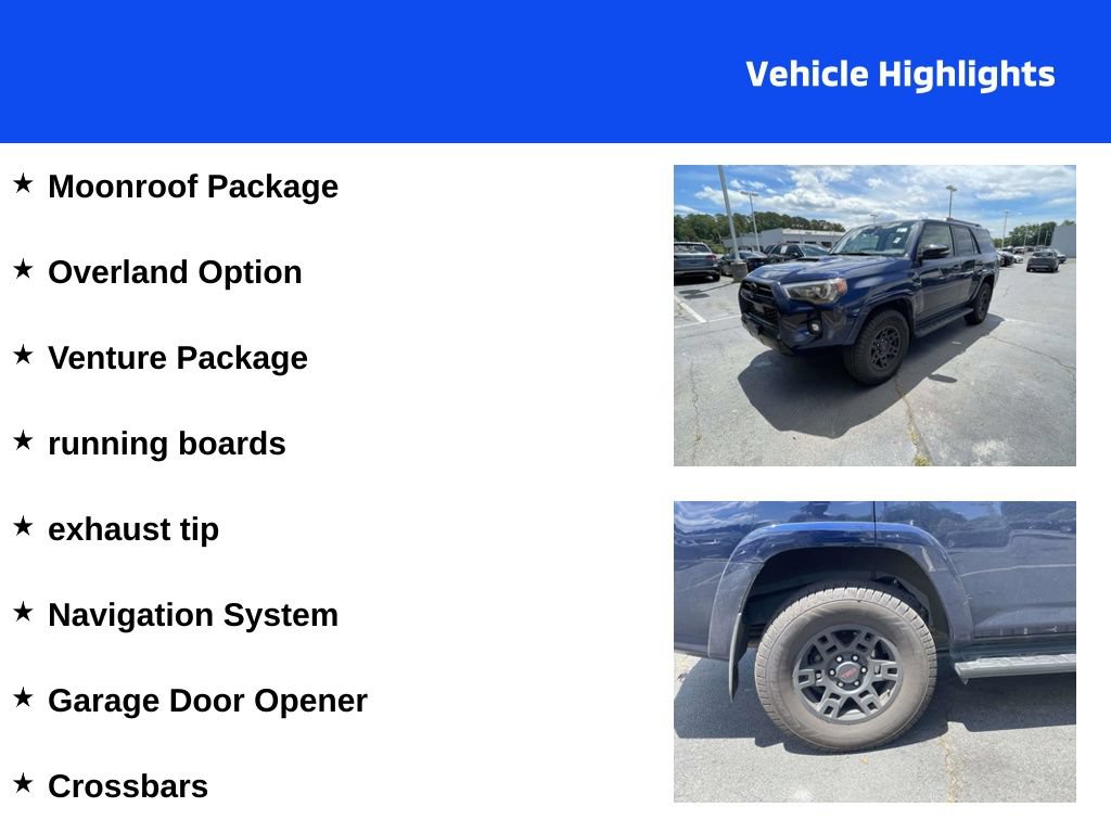 Used 2021 Toyota 4Runner Venture w/ Moonroof Package AWD/4WD image 4